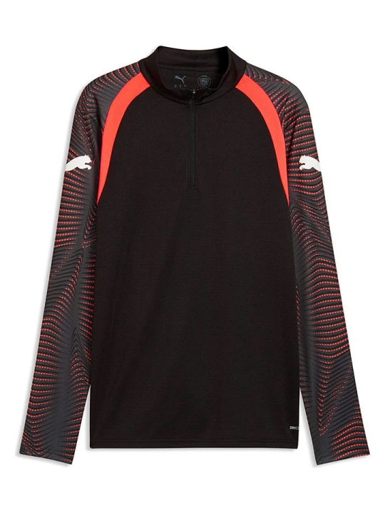 Zdjęcie produktu Puma Koszulka sportowa "individualFINAL" w kolorze czarno-pomarańczowym rozmiar: M
