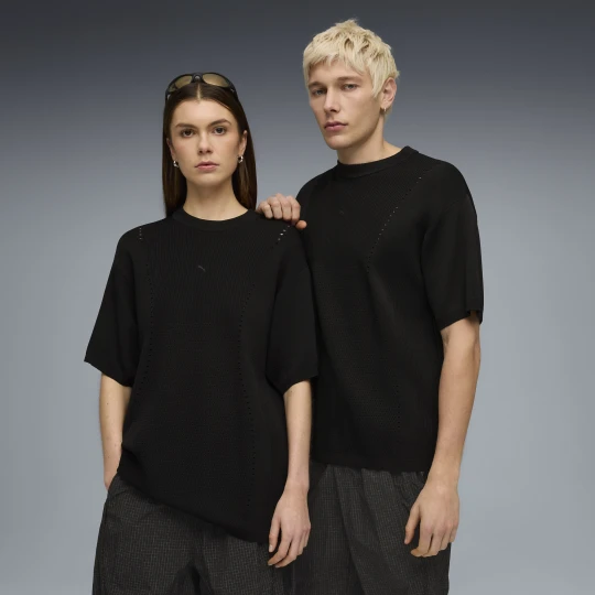 Zdjęcie produktu PUMA Koszulka unisex CLRT Knitted o luźnym kroju, Akcesoria, Czarny