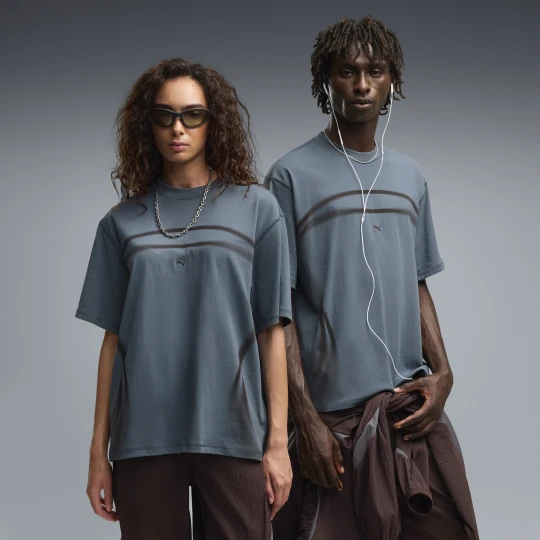 Zdjęcie produktu PUMA Koszulka unisex CLRT z grafiką, Odzież, Niebieski