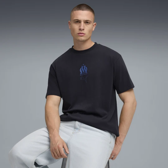 Zdjęcie produktu PUMA Koszulka unisex FtblEssentials Cellerator Olympique Marsylia, Odzież, Niebieski