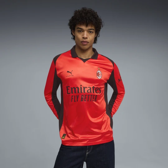 Zdjęcie produktu PUMA Koszulka z długim rękawem AC MILAN x SLAM JAM, Odzież, Czerwony