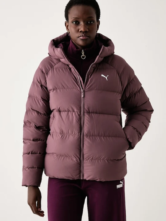Zdjęcie produktu Puma krótka kurtka damska Mono bordowy