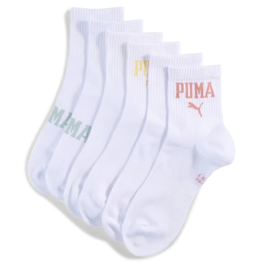 Zdjęcie produktu PUMA Krótkie skarpety unisex z logo (3 pary), Odzież, Biały