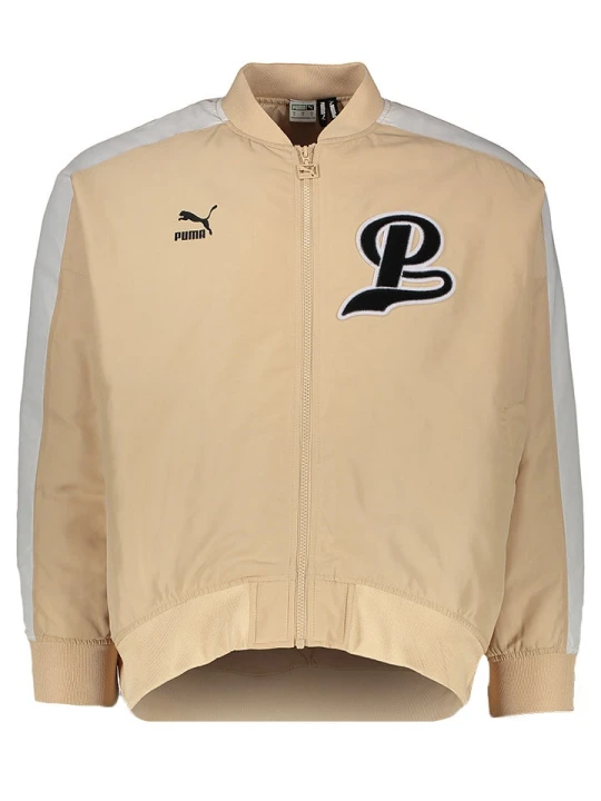 Zdjęcie produktu Puma Kurtka przejściowa "PMA-W Team" w kolorze beżowym rozmiar: M