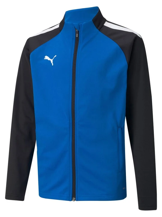 Zdjęcie produktu Puma Kurtka sporotwa w kolorze niebiesko-czarnym rozmiar: 176