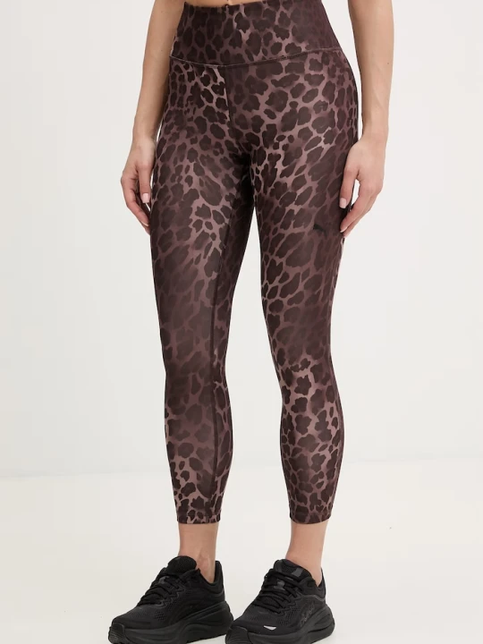 Zdjęcie produktu Puma legginsy damskie Essential Spotted Haze brązowy