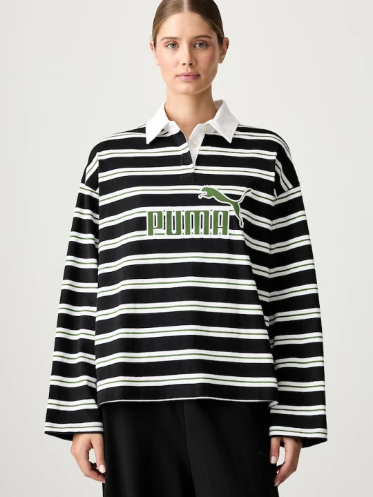 Zdjęcie produktu Puma longsleeve damski bawełniany Essentials Elevated czarny