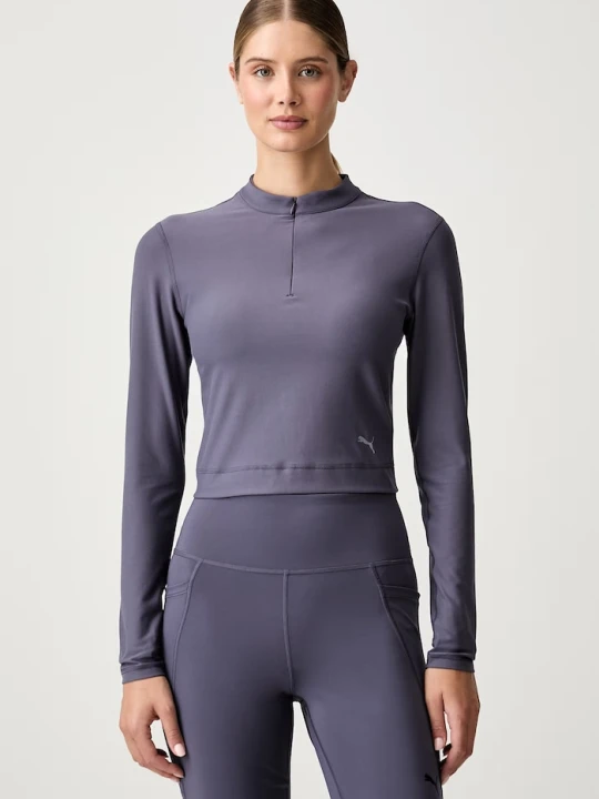 Zdjęcie produktu Puma longsleeve treningowy damski Cloudspun fioletowy