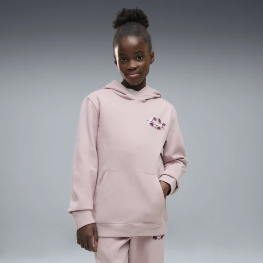 Zdjęcie produktu PUMA Młodzieżowa bluza z kapturem Essentials Nature 2.0 z nadrukiem, Akcesoria, Różowy