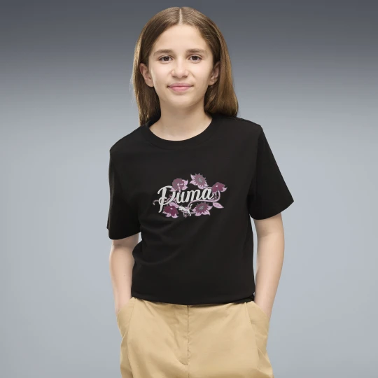 Zdjęcie produktu PUMA Młodzieżowa koszulka Essentials Nature 2.0 Graphic, Odzież, Czarny