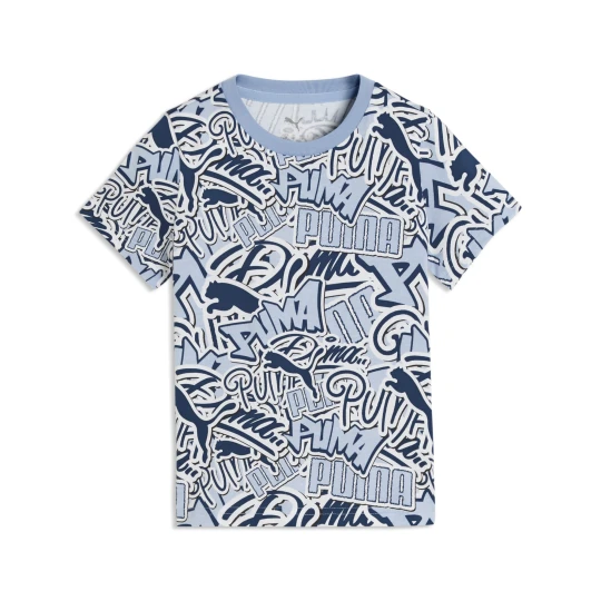 Zdjęcie produktu PUMA Młodzieżowa koszulka Essentials Scribble Printed, Akcesoria, Niebieski