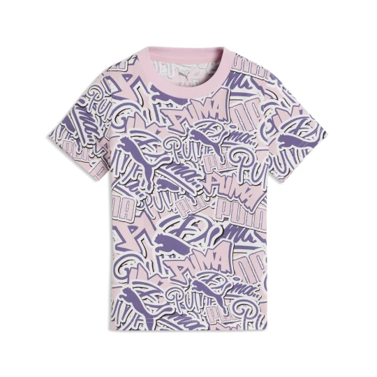 Zdjęcie produktu PUMA Młodzieżowa koszulka Essentials Scribble Printed, Akcesoria, Różowy