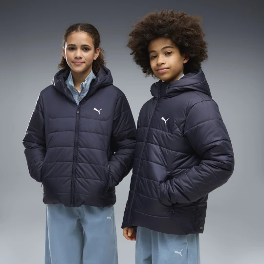 Zdjęcie produktu PUMA Młodzieżowa kurtka ocieplana Essentials z kapturem, Odzież, Niebieski