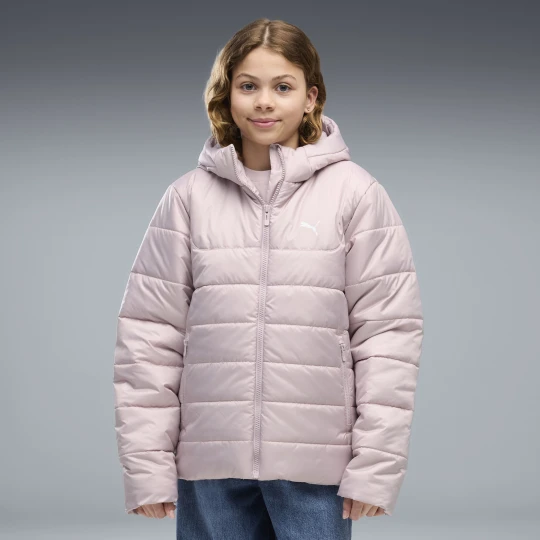 Zdjęcie produktu PUMA Młodzieżowa kurtka ocieplana Essentials z kapturem, Odzież, Różowy