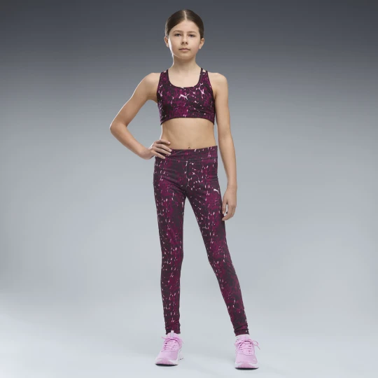 Zdjęcie produktu PUMA Młodzieżowe legginsy Train All Day Essentials z nadrukiem, Odzież, Różowy