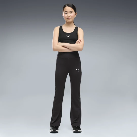 Zdjęcie produktu PUMA MÅ‚odzieÅ¼owe legginsy Train All Day Essentials z wysokim stanem, OdzieÅ¼, Czarny