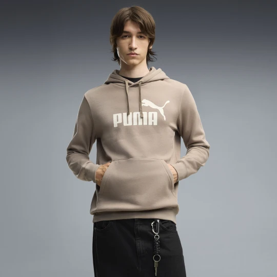 Zdjęcie produktu PUMA Męska bluza z kapturem Essentials z logo No. 1, Akcesoria, Beżowy