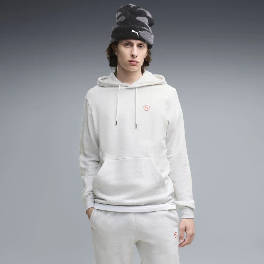 Zdjęcie produktu PUMA Męska dzianinowa bluza z kapturem Essentials Elevated, Odzież, Biały