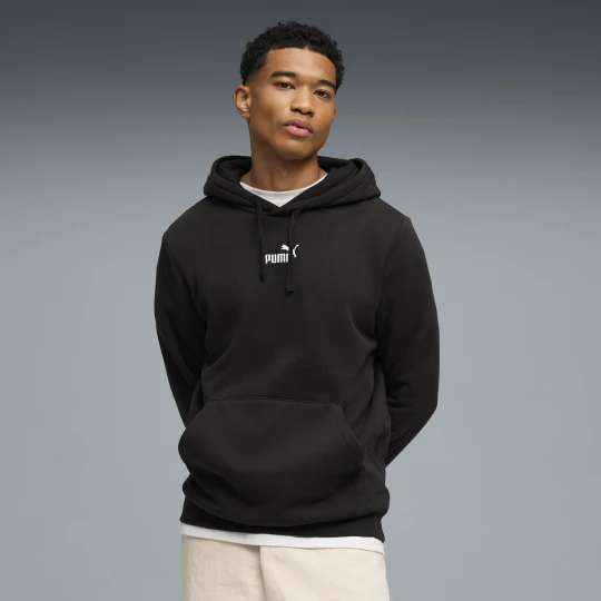 Zdjęcie produktu PUMA Męska dzianinowa bluza z kapturem Essentials z logo No.1, Odzież, Czarny