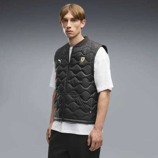 Zdjęcie produktu PUMA MÄ™ska koszulka bez rÄ™kawÃ³w Scuderia Ferrari Premium, OdzieÅ¼, Czarny