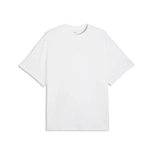 Zdjęcie produktu PUMA MÄ™ska koszulka Fundamentals o kroju oversize, Akcesoria, BiaÅ‚y biały
