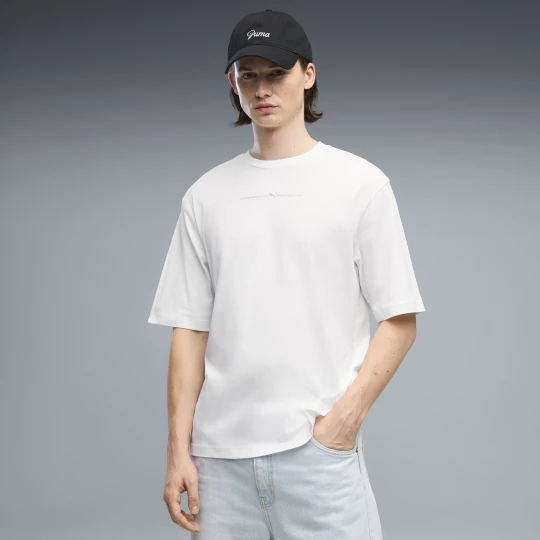 Zdjęcie produktu PUMA Męska koszulka Graphics Foil o pudełkowym kroju, Akcesoria, Biały