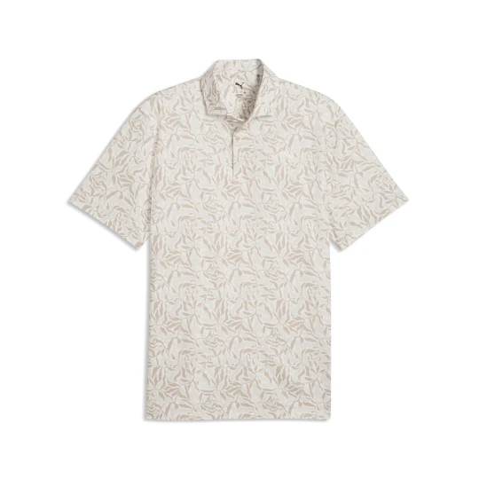 Zdjęcie produktu PUMA Męska koszulka polo CLOUDSPUN Marine Botanical, Odzież, Biały Warm White
