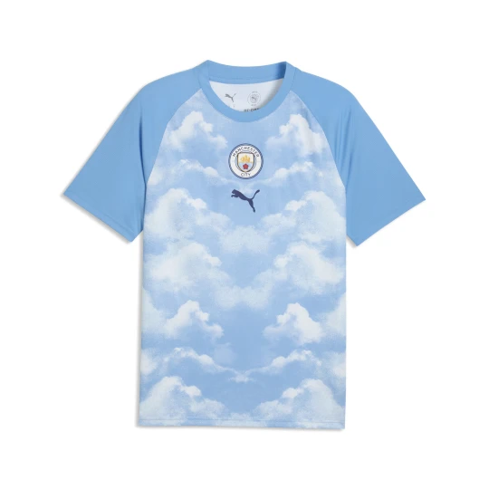 Zdjęcie produktu PUMA Męska koszulka rozgrzewkowa Manchester City, Akcesoria, Niebieski