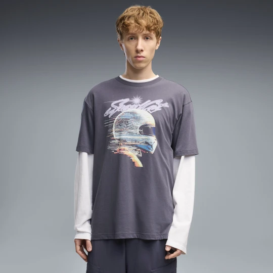 Zdjęcie produktu PUMA Męska koszulka Speedcat Relaxed z nadrukiem, Akcesoria, Szary