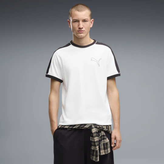 Zdjęcie produktu PUMA Męska koszulka T7 Love Of The Cat Ringer, Odzież, Biały