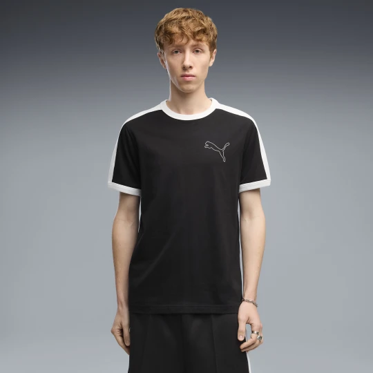 Zdjęcie produktu PUMA Męska koszulka T7 Love Of The Cat Ringer, Odzież, Czarny
