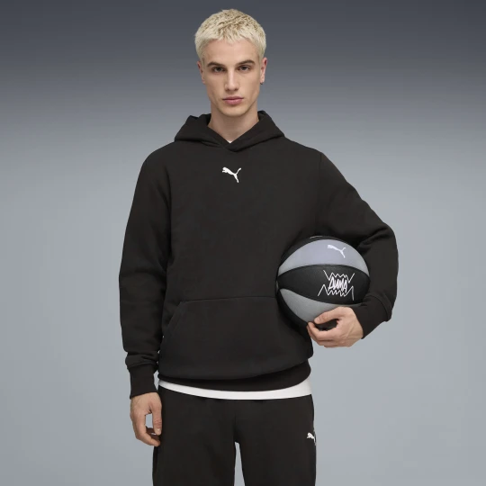 Zdjęcie produktu PUMA Męska koszykarska bluza z kapturem teamJAWS Post Game, Akcesoria, Czarny