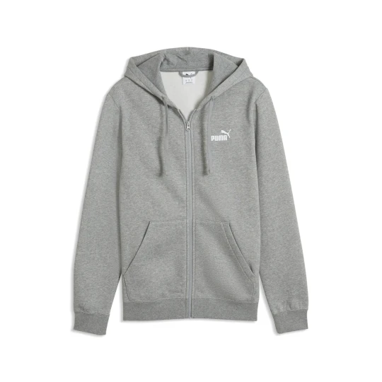 Zdjęcie produktu PUMA Męska rozpinana bluza z kapturem Essentials z logo No. 1, Akcesoria, Szary