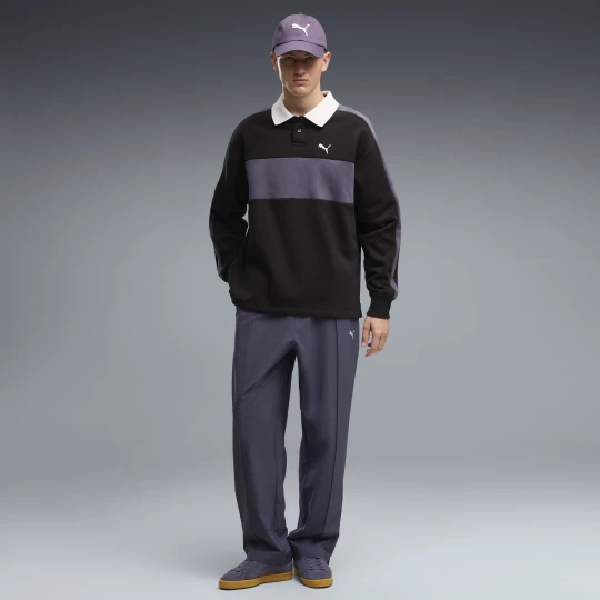 Zdjęcie produktu PUMA MÄ™skie spodnie Essentials 4-Way Stretch Stacked o swobodnym kroju, OdzieÅ¼, Szary