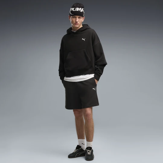 Zdjęcie produktu PUMA Męskie szorty Essentials o luźnym kroju, Odzież, Czarny