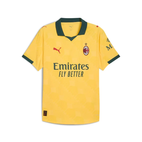 Zdjęcie produktu PUMA Męska autentyczna trzecia koszulka AC Milan 25/26, Akcesoria, Żółty