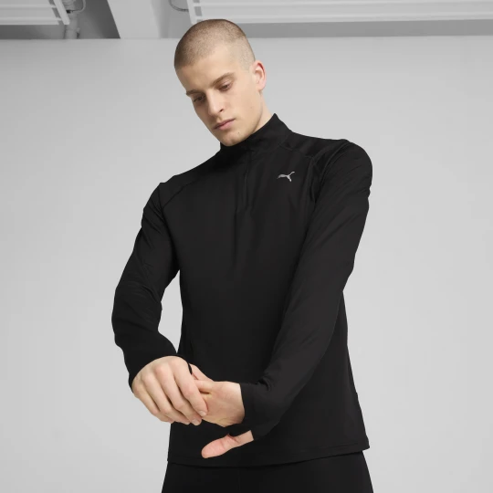 Zdjęcie produktu PUMA MÄ™ska bluza do biegania z zamkiem 1 / 4 VELOCITY CLOUDSPUN, OdzieÅ¼, Czarny