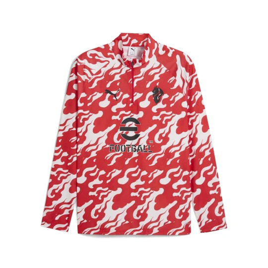 Zdjęcie produktu PUMA Męska bluza przedmeczowa z zamkiem 1 / 4 AC Milan, Akcesoria, Biały