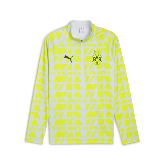 Zdjęcie produktu PUMA Męska bluza przedmeczowa z zamkiem 1 / 4 Borussia Dortmund, Akcesoria, Szary