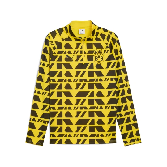 Zdjęcie produktu PUMA Męska bluza przedmeczowa z zamkiem 1 / 4 Borussia Dortmund, Akcesoria, Żółty