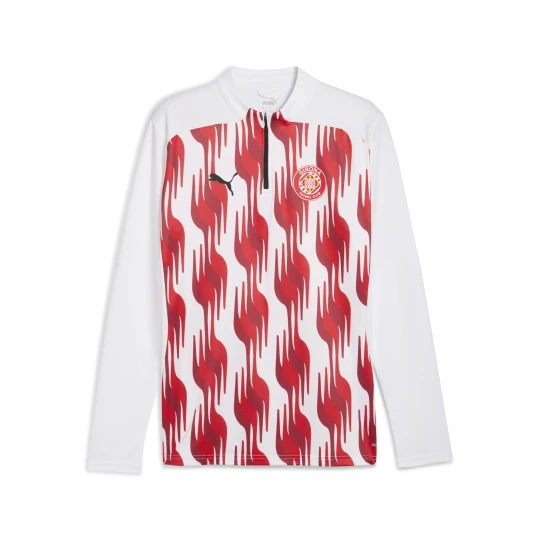 Zdjęcie produktu PUMA Męska bluza przedmeczowa z zamkiem 1/4 Girona FC, Akcesoria, Biały