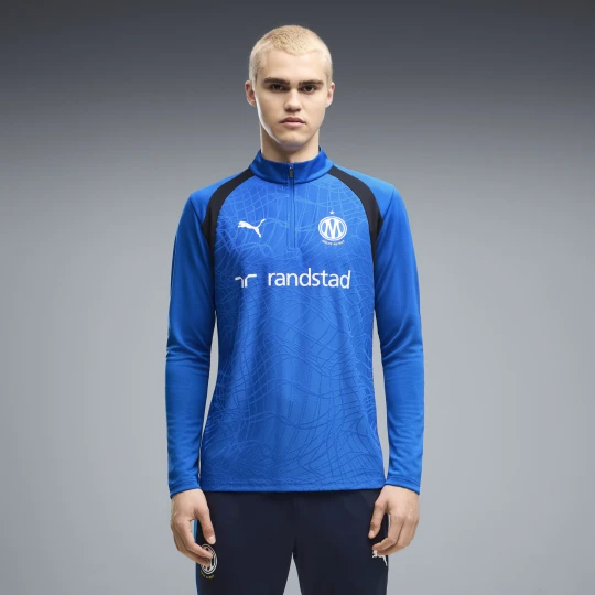 Zdjęcie produktu PUMA Męska bluza treningowa Olympique de Marseille z zamkiem 1 / 4, Akcesoria, Niebieski