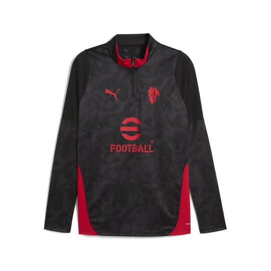 Zdjęcie produktu PUMA Męska bluza treningowa z zamkiem 1 / 4 AC Milan 25 / 26, Akcesoria, Czarny