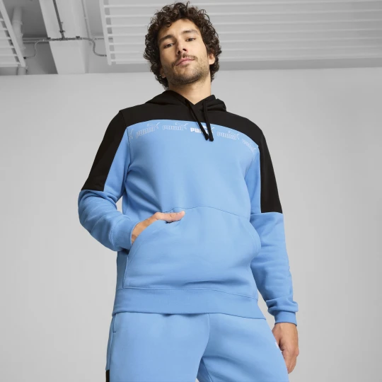 Zdjęcie produktu PUMA Męska bluza z kapturem Around the Block, Odzież, Niebieski