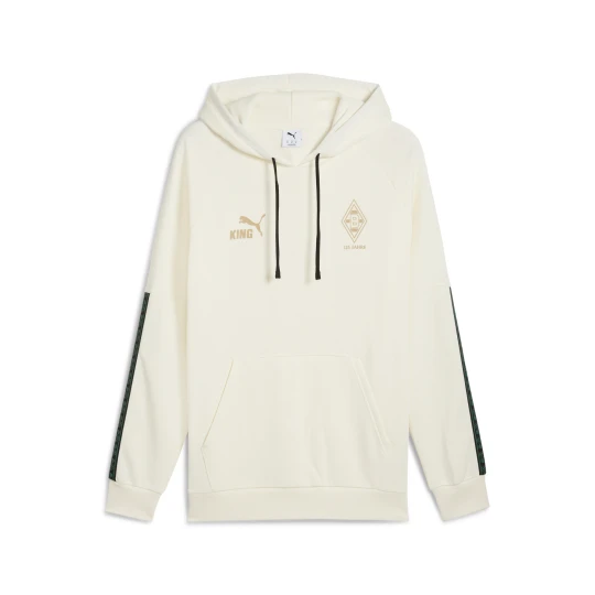Zdjęcie produktu PUMA Męska bluza z kapturem Borussia Mönchengladbach KING, Akcesoria, Biały