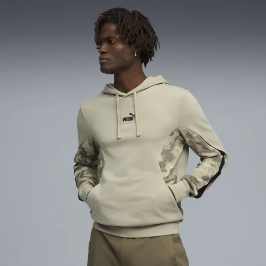 Zdjęcie produktu PUMA Męska bluza z kapturem Camo, Odzież, Beżowy