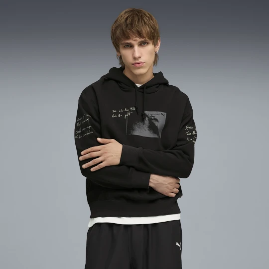 Zdjęcie produktu PUMA MÄ™ska bluza z kapturem GRAPHIC Forest, Akcesoria, Czarny
