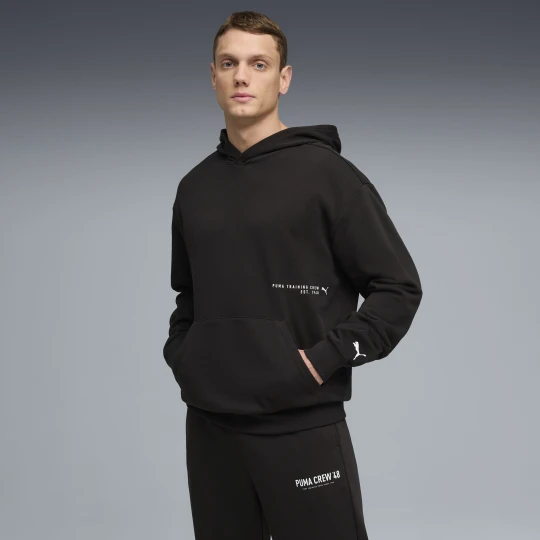 Zdjęcie produktu PUMA Męska bluza z kapturem Graphics Training, Akcesoria, Czarny
