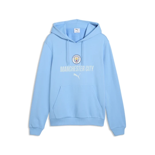 Zdjęcie produktu PUMA MÄ™ska bluza z kapturem Manchester City ftblCulture, Akcesoria, Niebieski