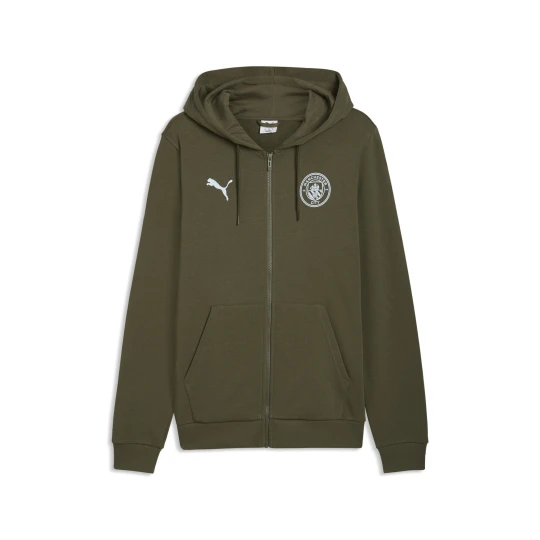 Zdjęcie produktu PUMA Męska bluza z kapturem Manchester City FtblCulture, Akcesoria, Zielony